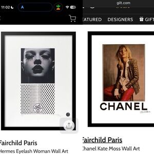 Fairchild Paris Chanel and hermes Art Print